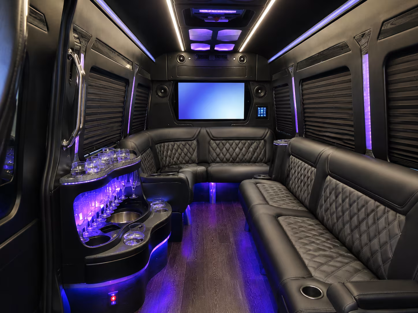 conference and event shuttle buses for frederick s corporate venues