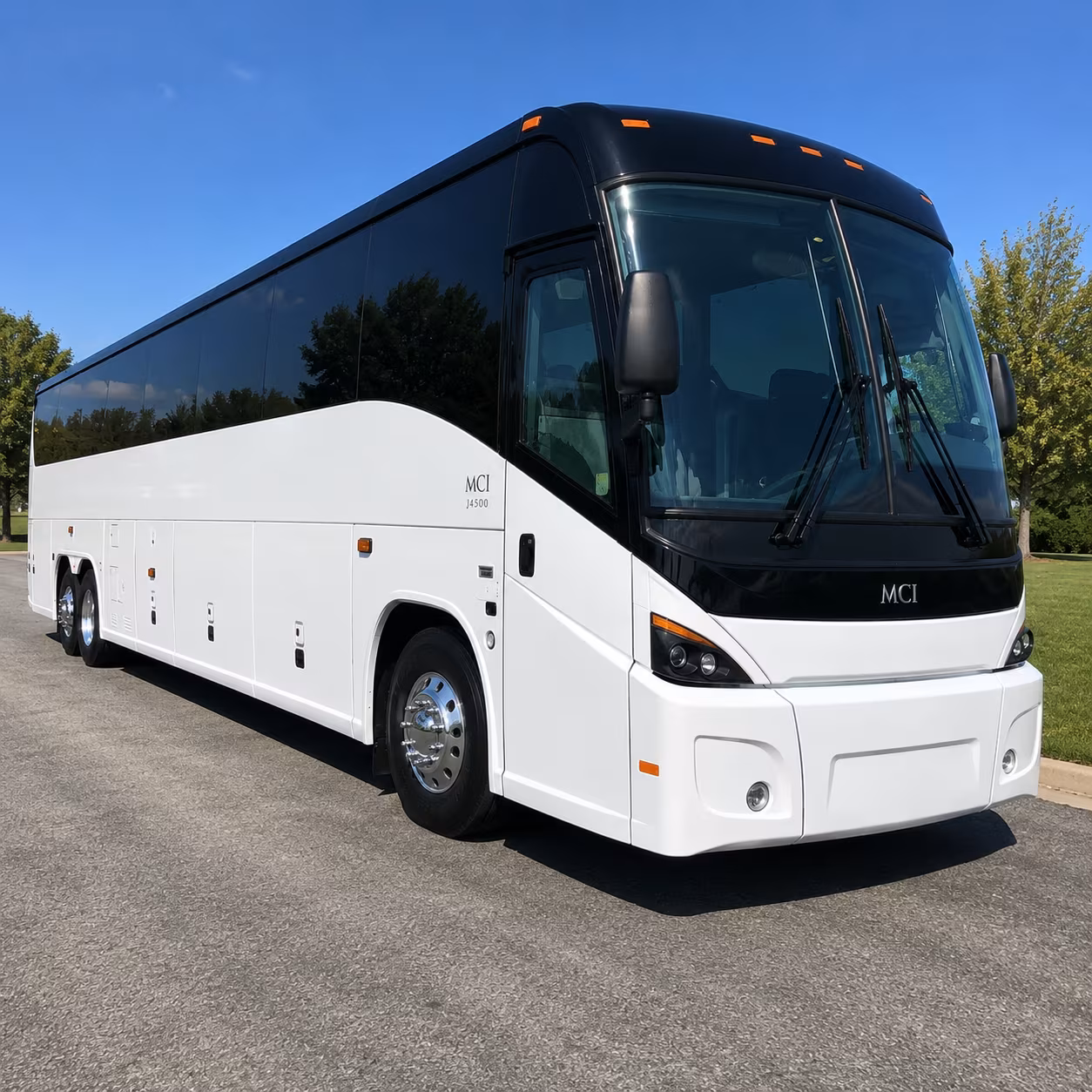 frederick bus rental service area