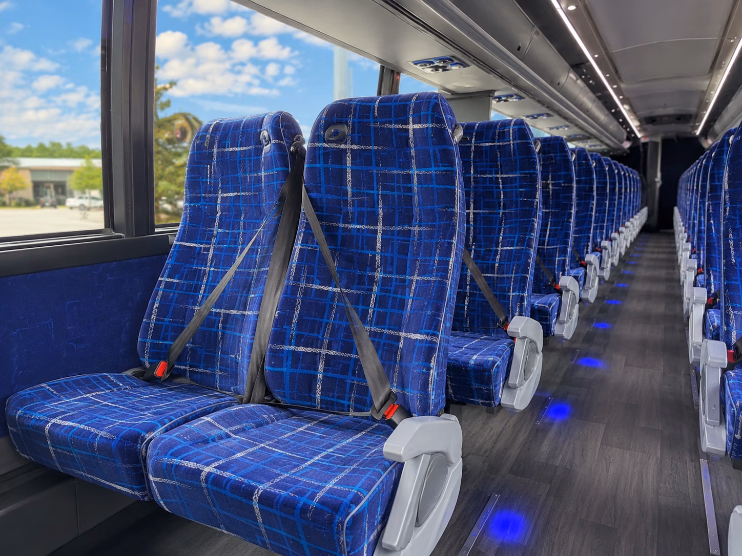 frederick charter bus inside