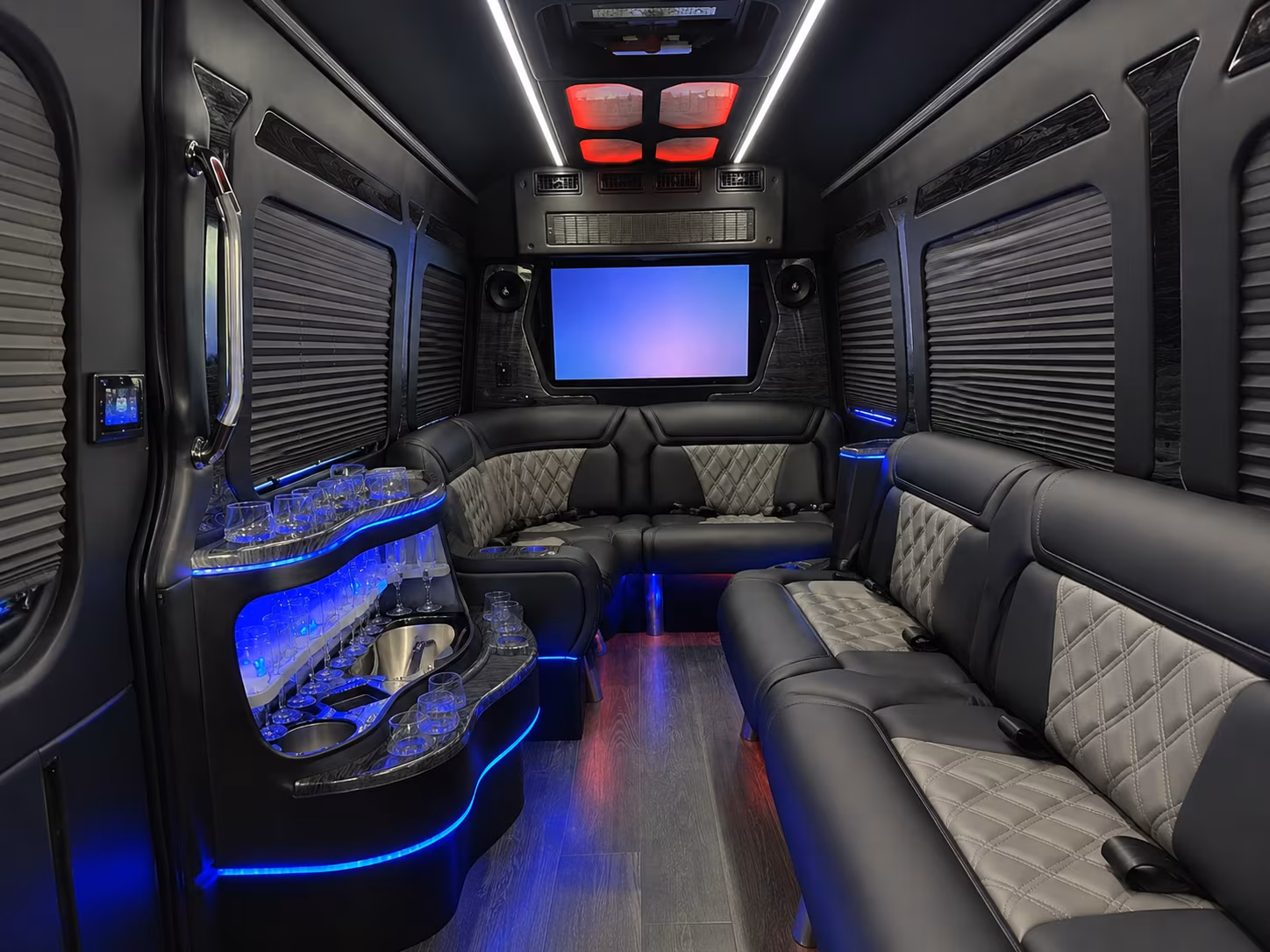 frederick corporate event transportation onboard seating